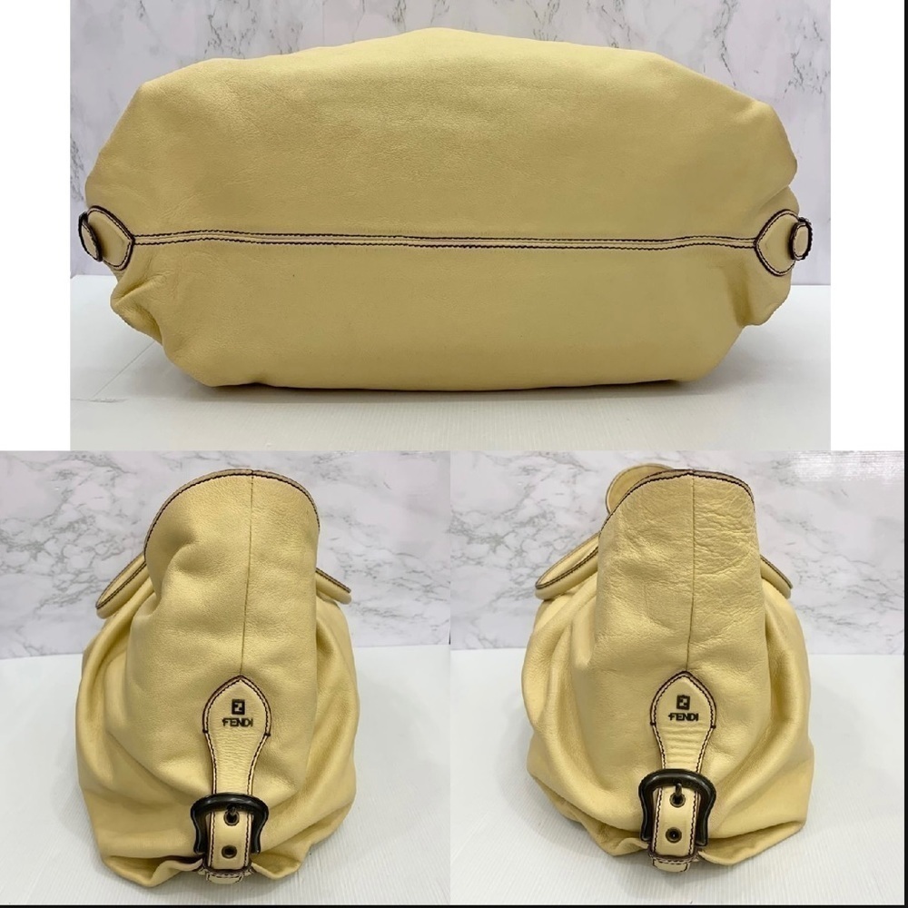 Fendi Yellow Leather Borsa Doctor Bag - Picture 5 of 17
